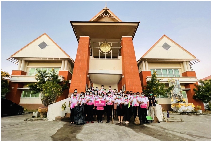สำนักงานบังคับคดีจังหวัดอุบลราชธานี จัดกิจกรรม Big Cleaning Day เพื่อป้องกันการแพร่ระบาดของโรคติดเชื้อไวรัสโคโรนา 2019 (COVID-19)